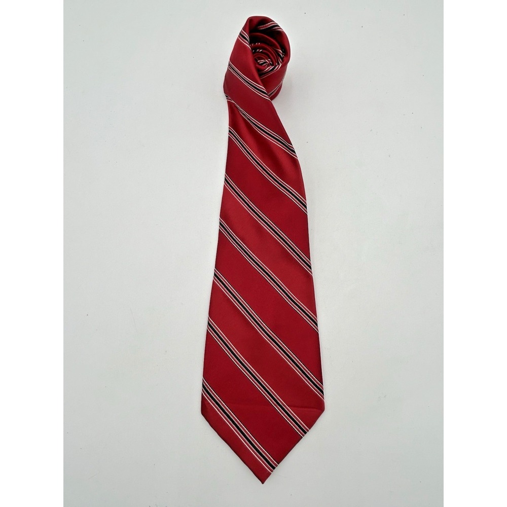 Bugatti Mens 100% Silk Neck Striped Tie Gentleman's Classic